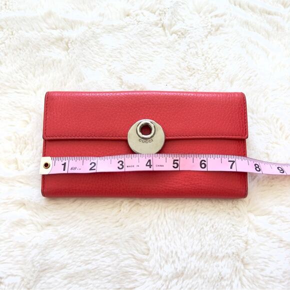 Gucci women leather red wallet Authentic!!! - Picture 9 of 12